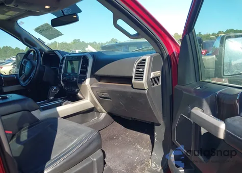 2017 Ford F-150 Lariat z USA, uszkodzony, nr VIN 1FTEW1EG9HFC17586